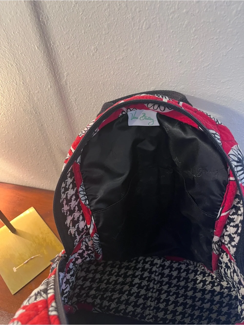 Vera Bradley small backpack in deco daisy